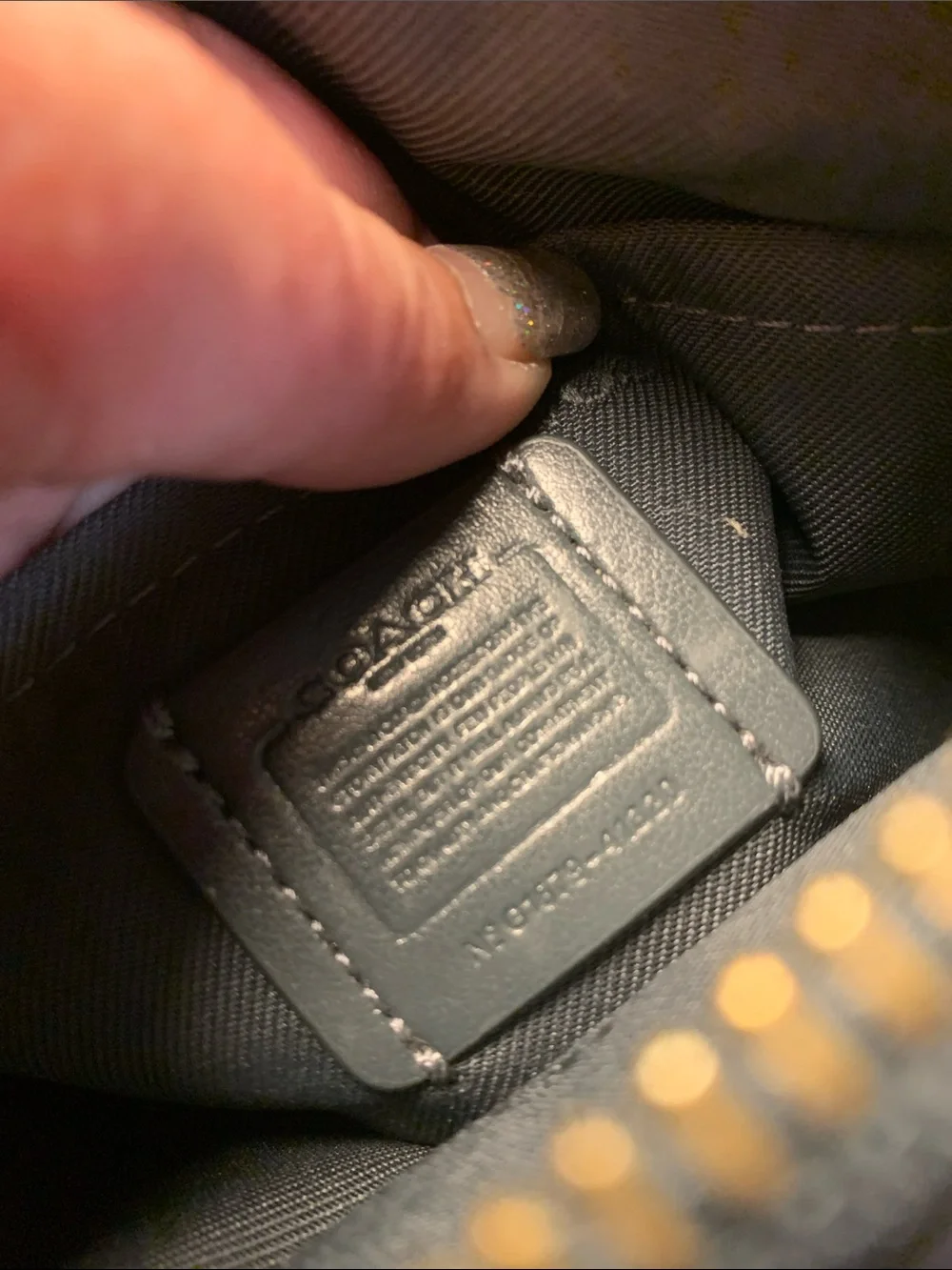 Coach Black Leather Messenger Crossbody - Picture 6 of 6
